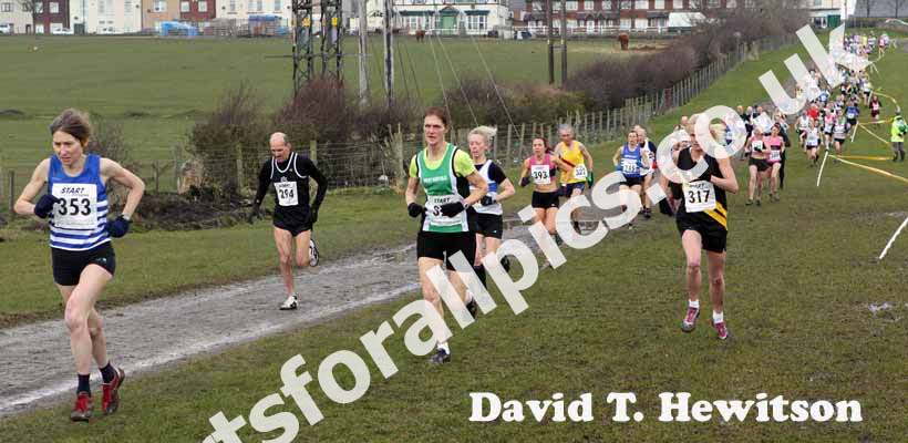 All ladies and male 65 plus BMAF Cross Country, Herrington, Sunderland.